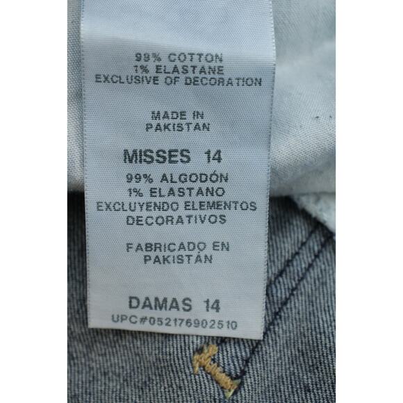 Denizen Levis Jeans Womens 14 Blue Ankle Skinny Cotton Blend Stretch - Picture 5 of 7